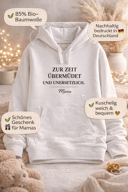 Bio Hoodie | Mama ist unersetzlich